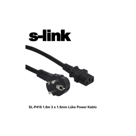 S-Link Sl-P418 1.8M 3 X 1.5Mm Lüks Power Kablo