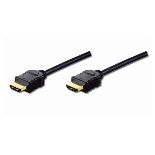 Digitus HDMI Kablo Altın Uçlu Siyah (2m) FHD AK-330114-020-S