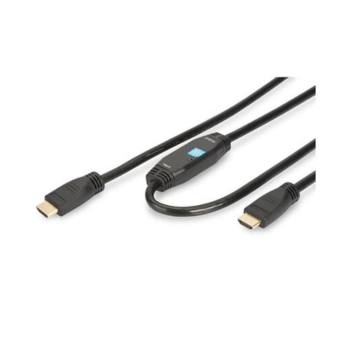 Digitus HDMI Kablo Altın Uçlu Siyah (40m) AK-330105-400-S