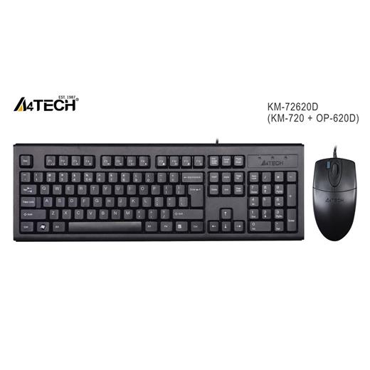 A4-Tech Kablolu Set Siyah (KM-72620D) KM72620U
