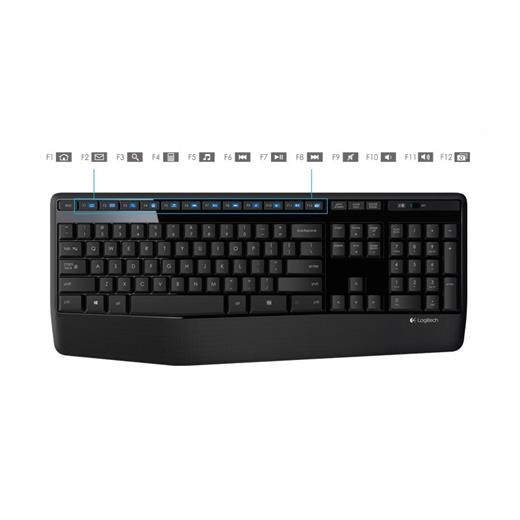 Logitech MK345 Kablosuz Set Siyah (920-006514)