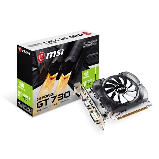 MSI GeForce GT 730 4GB GDDR3 V2 Vga Dvi Hdmi 128B N730-4GD3V2