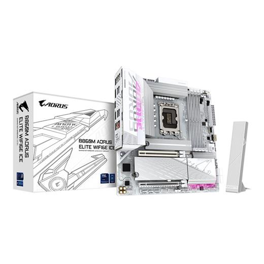 Gigabyte B860M Aorus Elite Wifi 6E Ice D5 1851P B860M-A-ELITE-WF6E-ICE