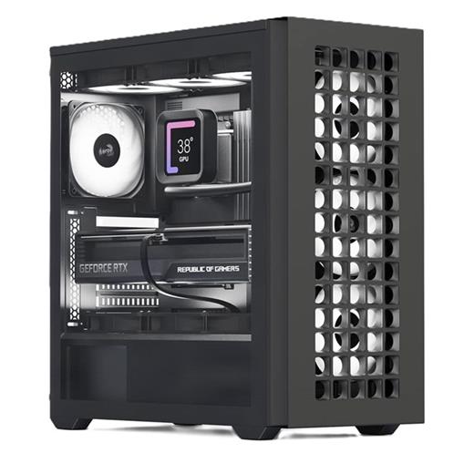 Aerocool D502A Type-C A-RGB ATX Siyah (Psu yok) AE D502A BK