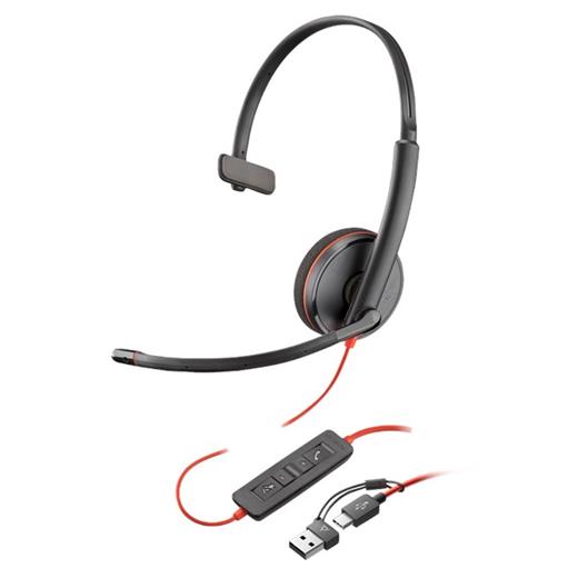 Poly Blackwire 3210 Mono Mikrofonlu Kulaklık 8X214AA