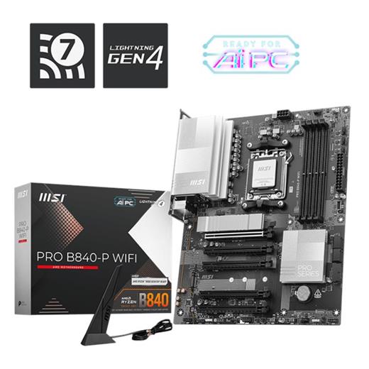 MSI Pro B840-P Wifi AM5 Ryzen D5 Hdmi Type-C PRO B840-P WIFI