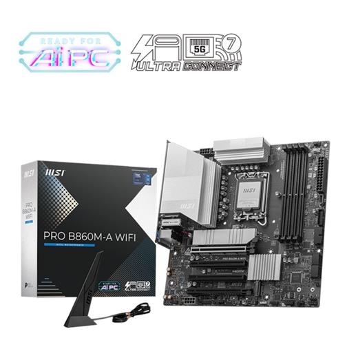 MSI Pro B860M-A Wifi DDR5 1851P Hdmi Dp Type-C PRO B860M-A WIFI