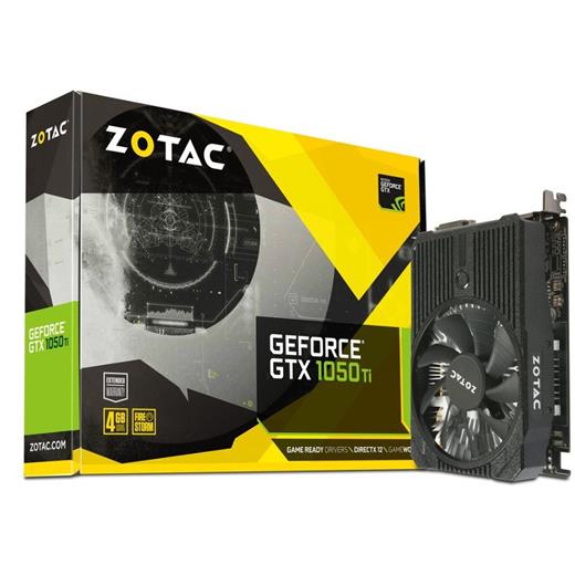 Zotac Geforce Gtx 1050Ti Mini 4G Gddr5 128Bit