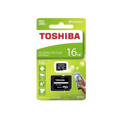 Toshiba 16Gb Micro Sdhc Uhs-I C10 100Mb/Sn Exceria