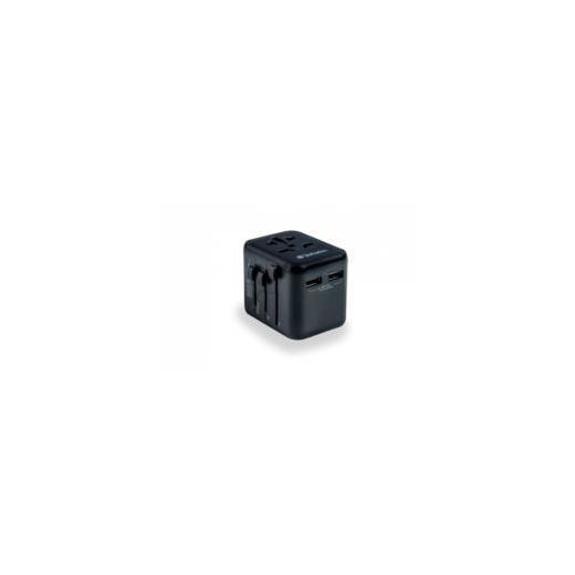 CHR UTA-01 UNIVERSAL TRAVEL ADAPTER WITH 2 X USB-A PORTS - 49543