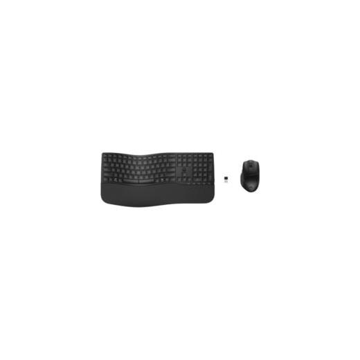 680 Comfort Dual-Mode Keyboard and Mouse Combo Set Turkish - Black - 8T6L6AA