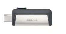 128GB Ultra Dual Drive Type C USB 3.1 Gri USB Bellek - SDDDC2-128G-G46