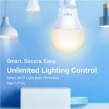 Tapo Smart Wi-Fi Light Bulb Dimmable 2-Pack - TAPO-L510E-2P
